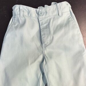Old Navy twill shorts- Ionian Sea blue, size 8 boys